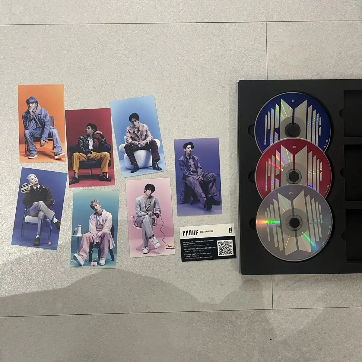 분할)방탄 프루프 콜렉터즈 에디션 방탄소년단 분철 bts proof