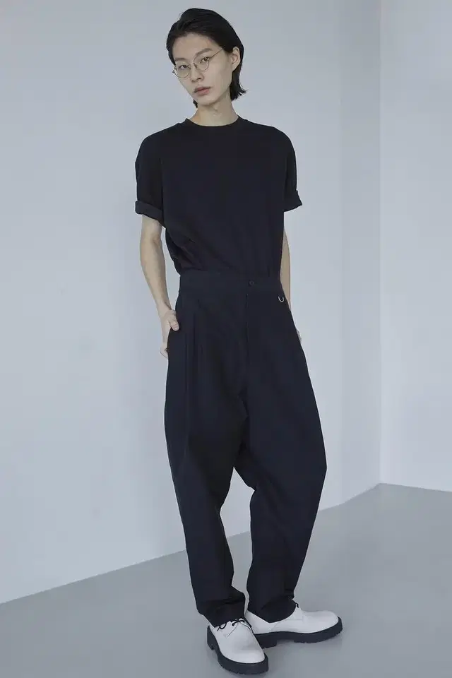 로코베이직 P015 / 80s high rise maxi pants베기핏