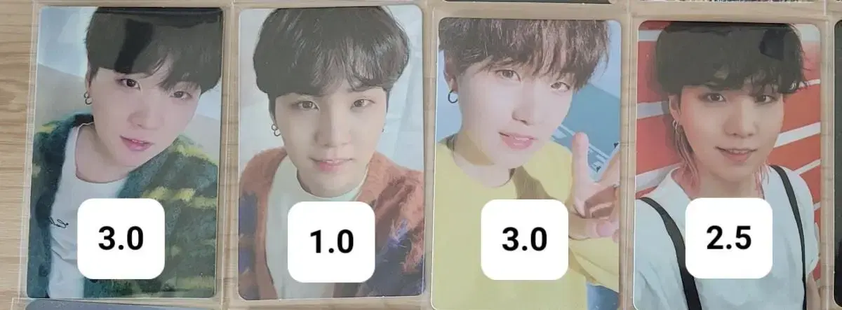 Sugar photocard (be m2u ld, weverse pre-order benefit, spiccon photocard, butter fc)