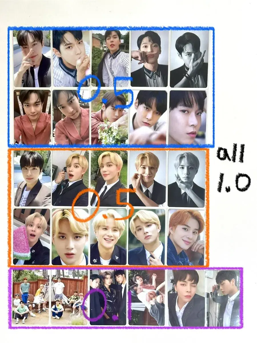 nct 디아이콘 nct127 doyoung jungwoo sabujax jaehyun unit photocard wts