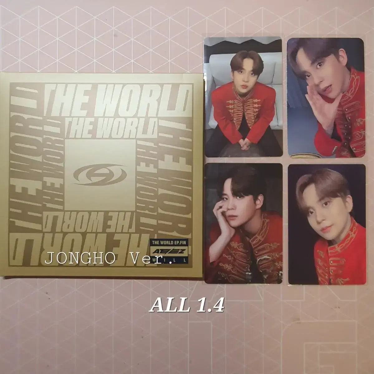 ateez crazyform jongho soundwave whisper photobook unreleased photocard digipack album photocard