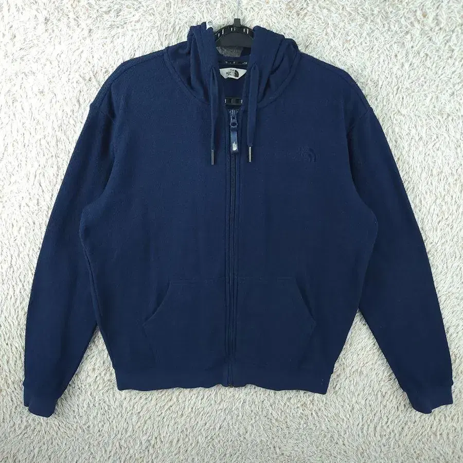 [M95]NORTHFACE Navy terry fabric hooded jacket[Y3B-077]vintageprene