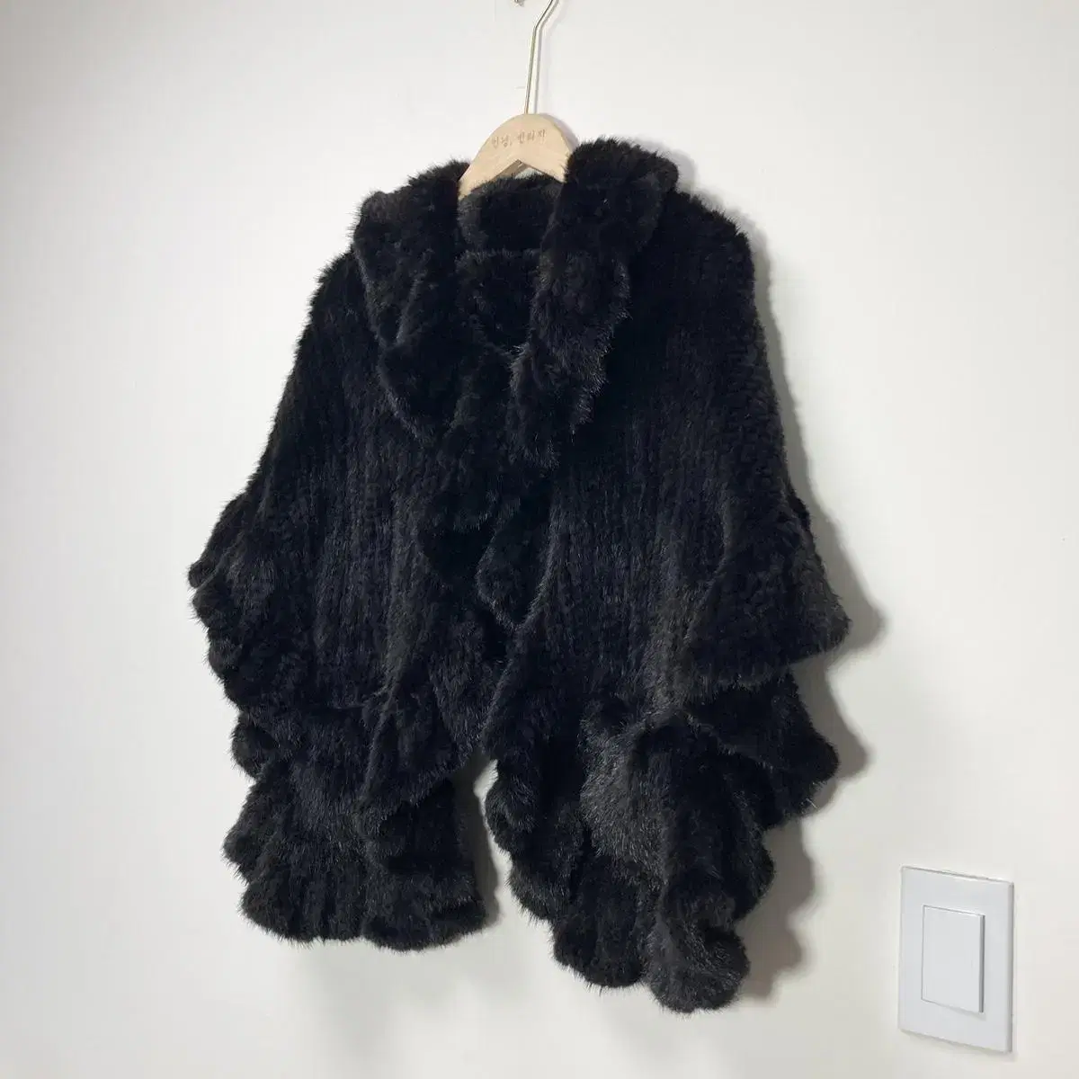 천연 밍크 숄 Mink Shawl Scarf