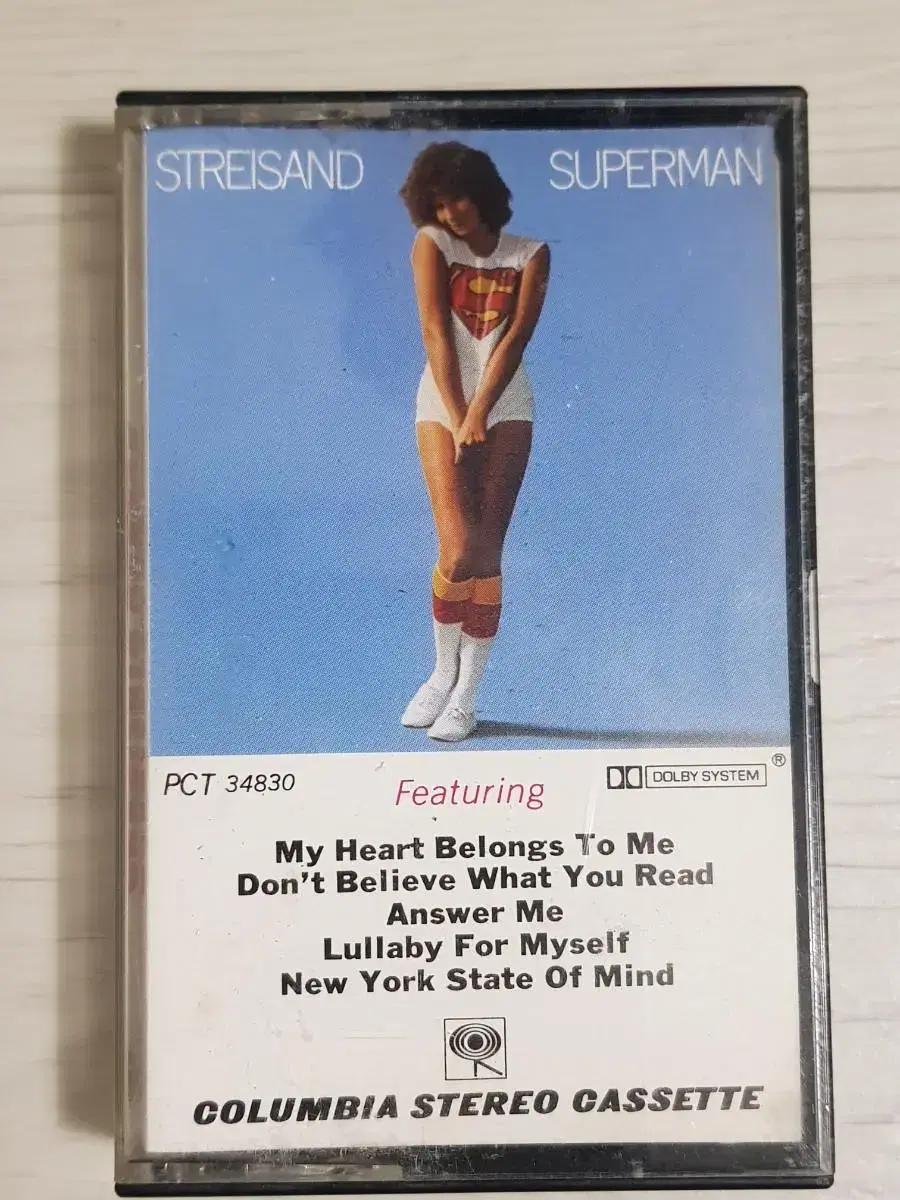 Barbra Streisand Superman 미국수입카세트테잎 팝카세트