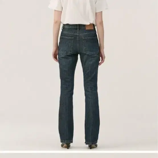 더오픈프로덕트 WASHED NAVY SKINY JEANS, NAVY