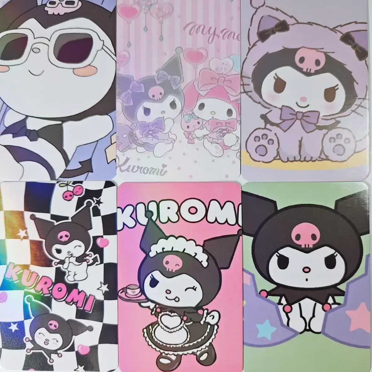 [Sanrio] Kuromi Aurora Pearl Photo Card Random Lowest Price