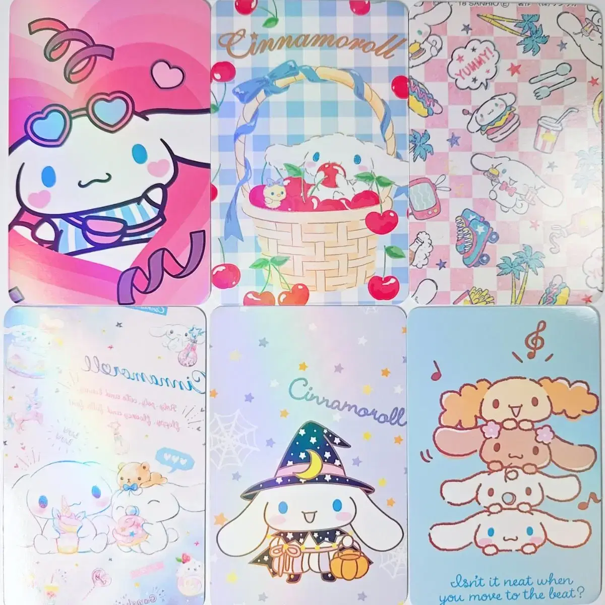 [SAN RIO] Cinnamoroll Aurora Pearl Photo Card Random Lowest Price