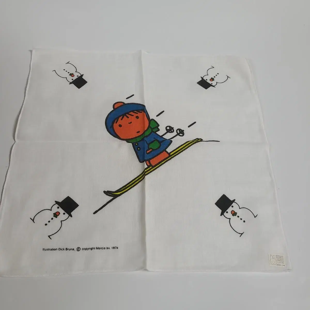 classic character miffy miffy bunny handkerchief character props vintage merchandise