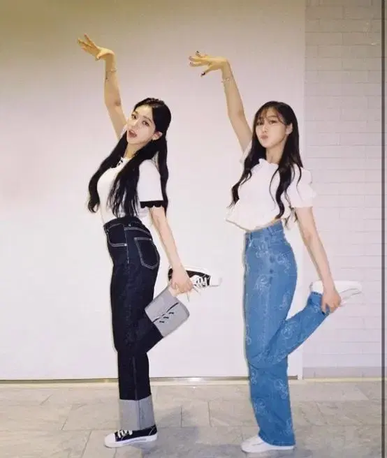 모메벤 카리나 롤업 데님팬츠(S)