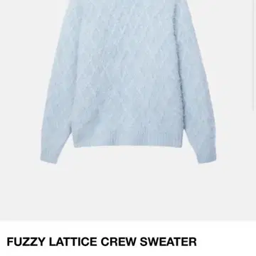 世界的に有名な FUZZY LATTICE CREW SWEATER - トップス