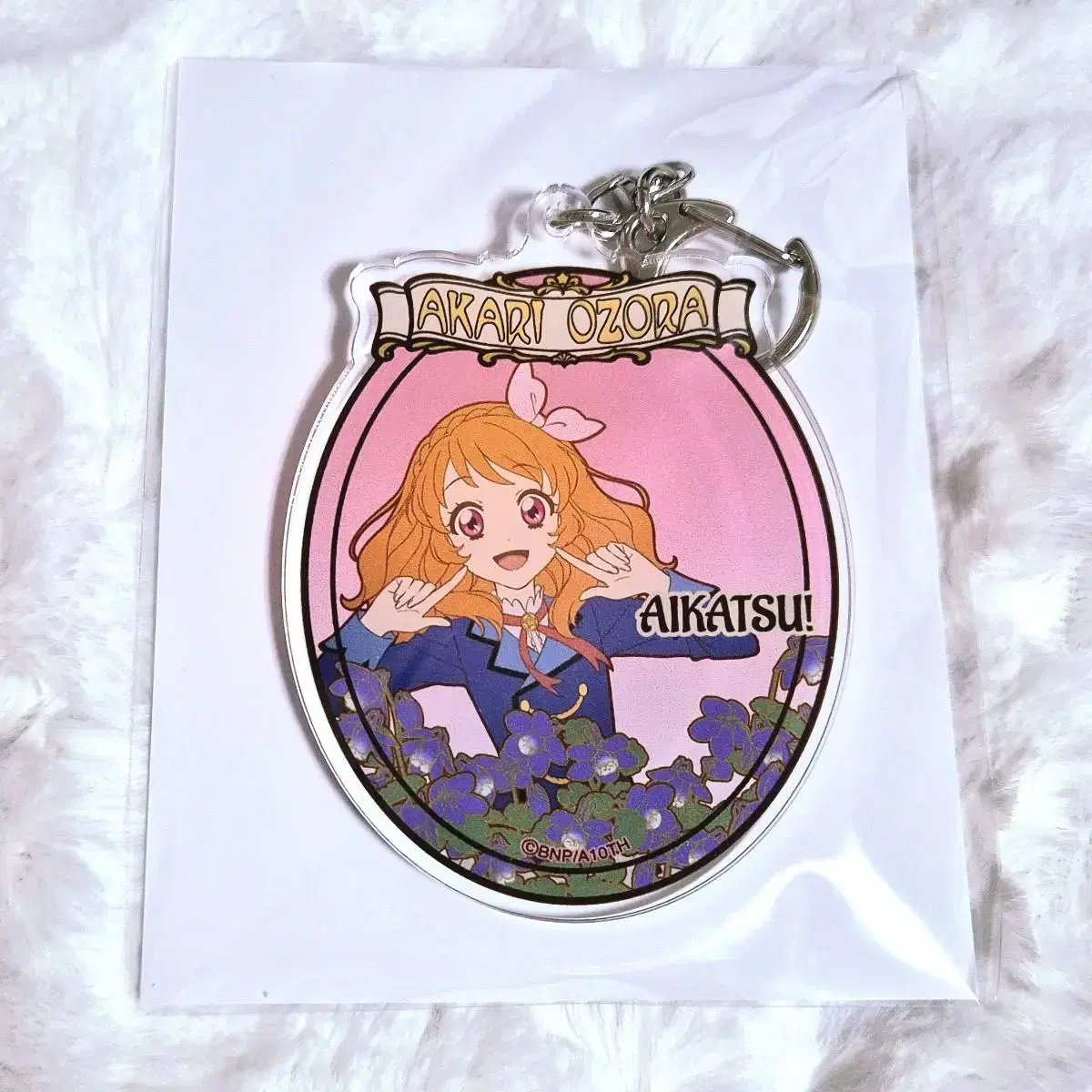 Aikatsu DMM Scratch Oozora Akari acrylic Keychain