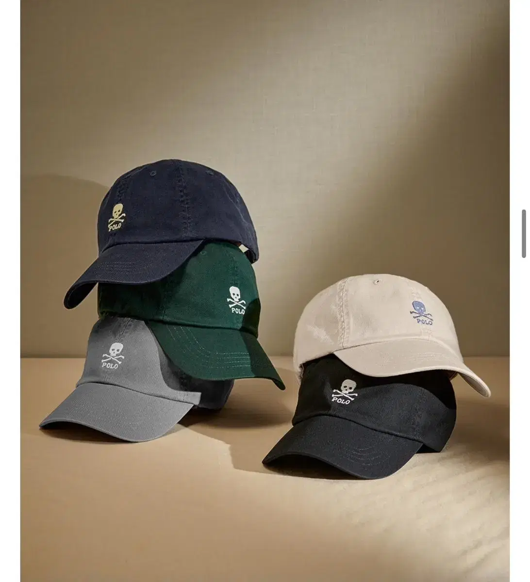 (New Products, Genuine Products, One-Day Special Sale) Polo Skull Chino Ball Cap