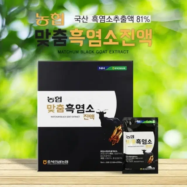 맞춤 흑염소 진액 70ml 30포(전용쇼핑백 포함)