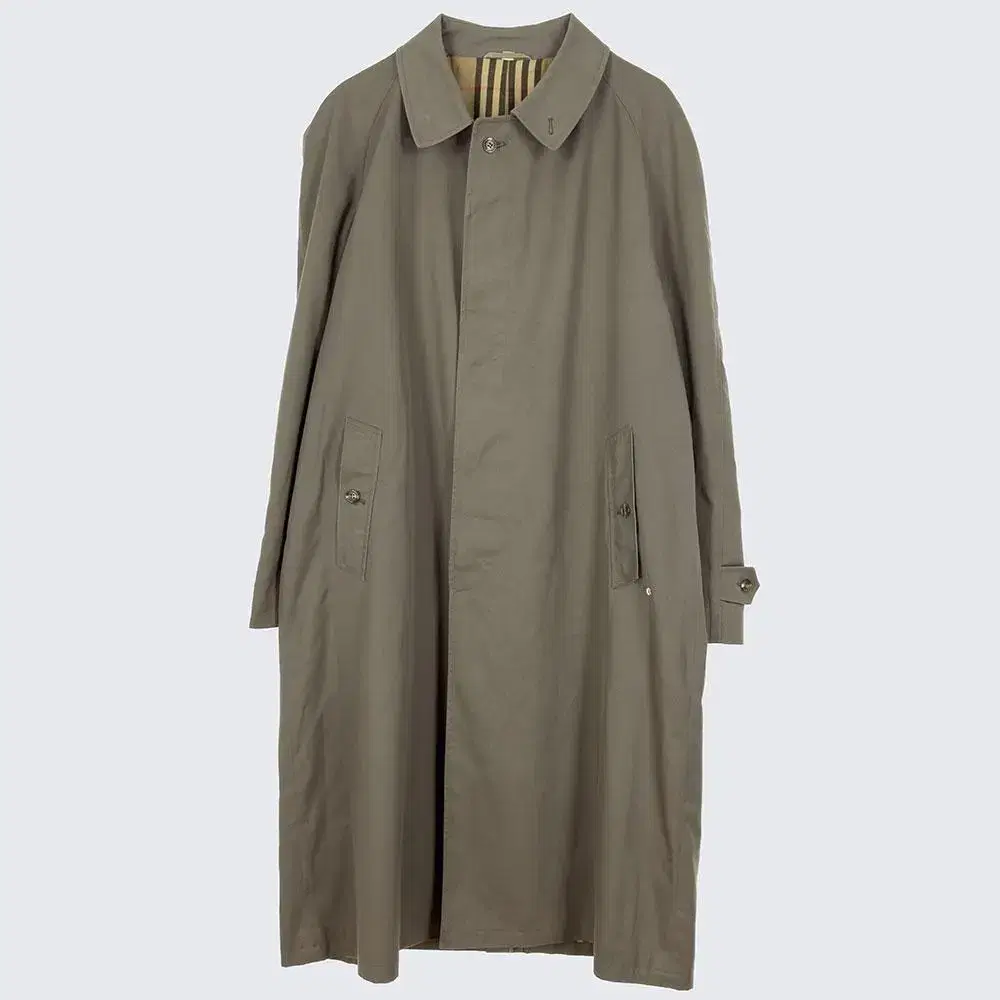 [Men's Overcoat] JPN Single Trench Long Coat Cotton Poly (17363)