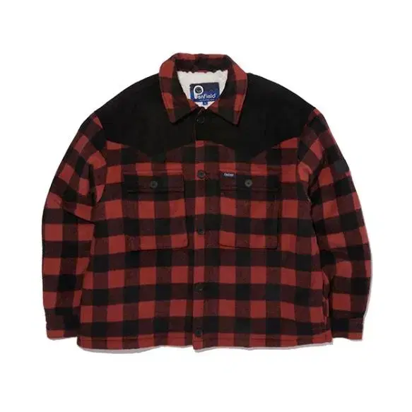 Penfield Red Check Jacket Western Sherpa Buffalo Jacket New