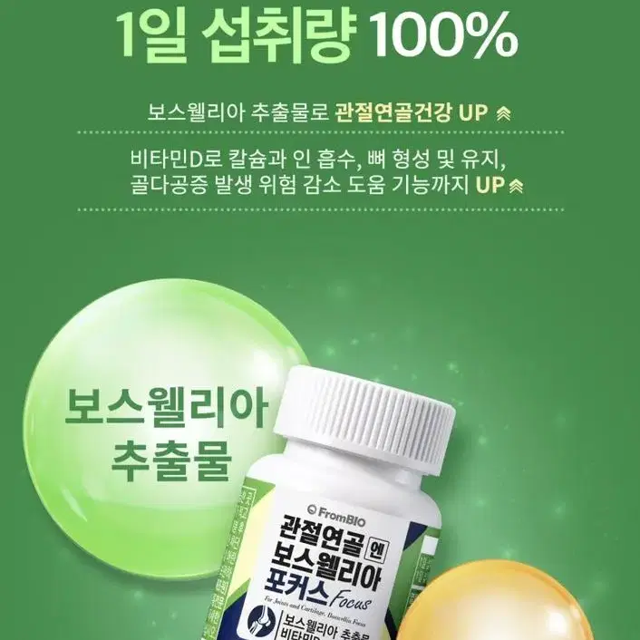 프롬바이오관절연골엔보스웰리아포커스 850mg x 60정