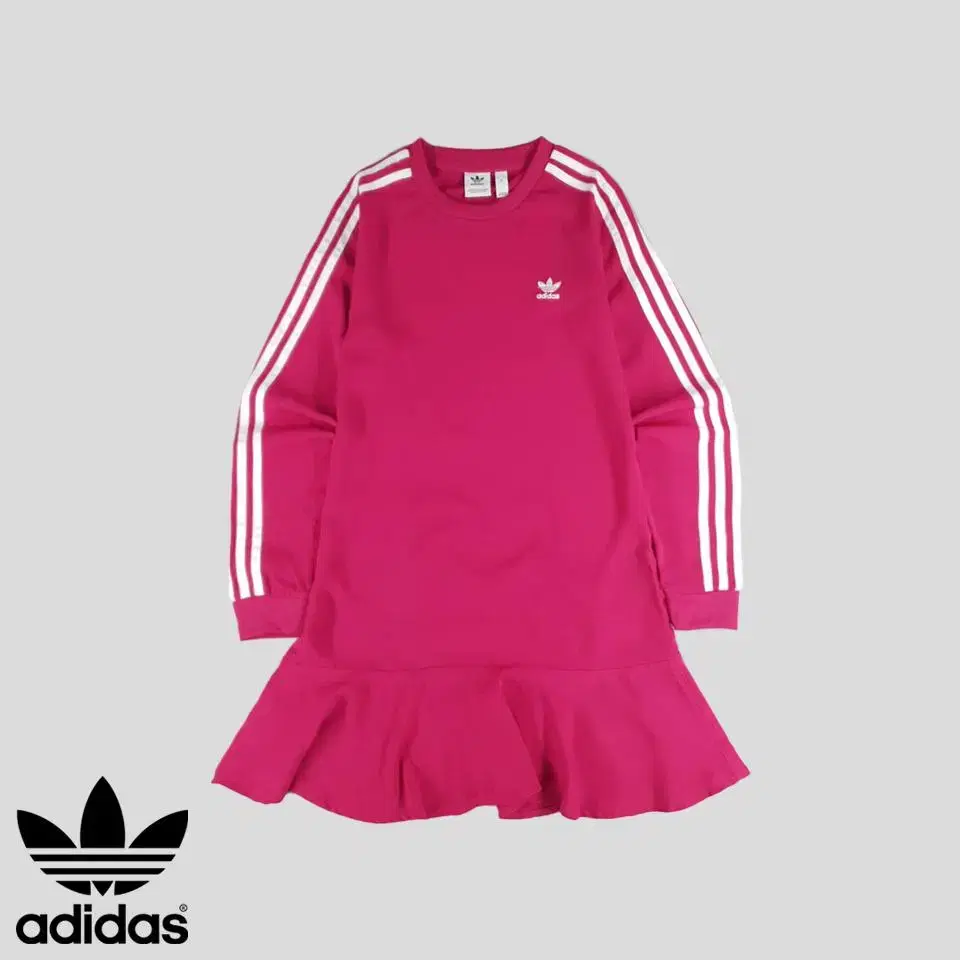 Adidas Pink White Samsun ONEPIECE Dress WOMENS S