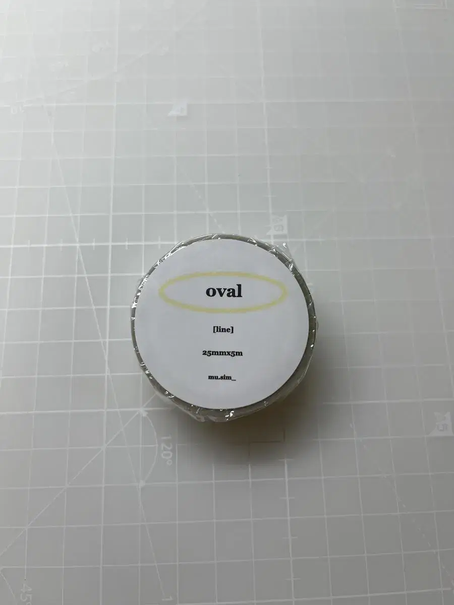 무심한하루 oval line마스킹 테이프 통마테