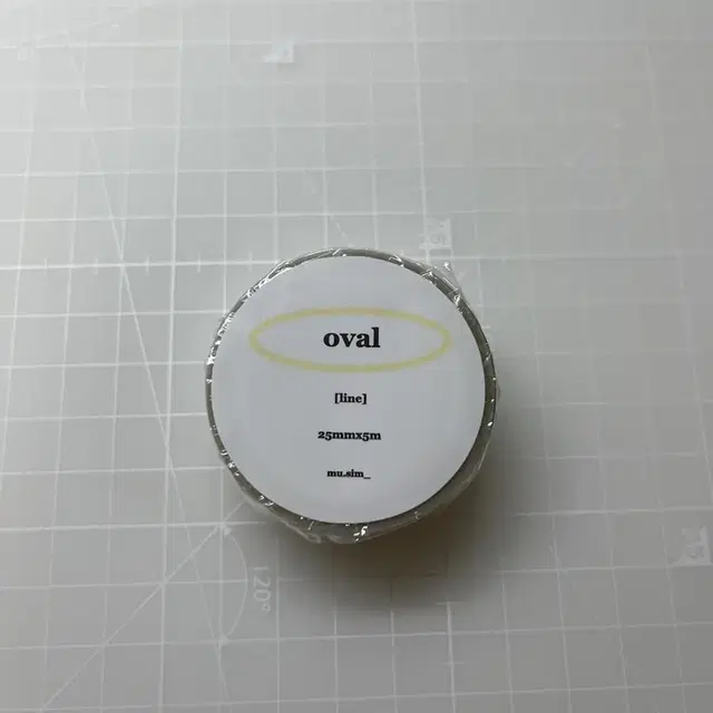 무심한하루 oval line마스킹 테이프 통마테