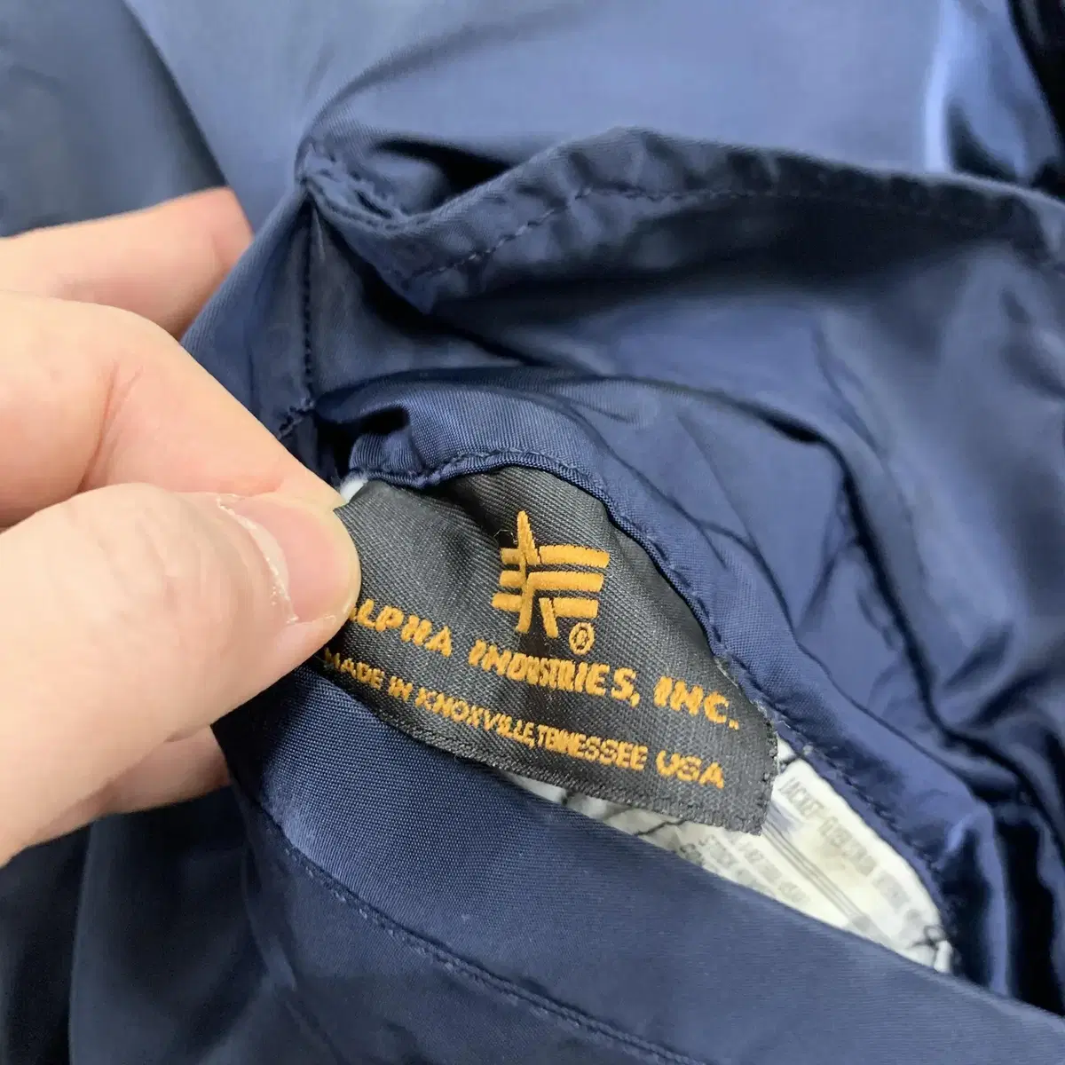 [L]알파인더스트리 MADE IN USA 항공점퍼 (C1-11-14)