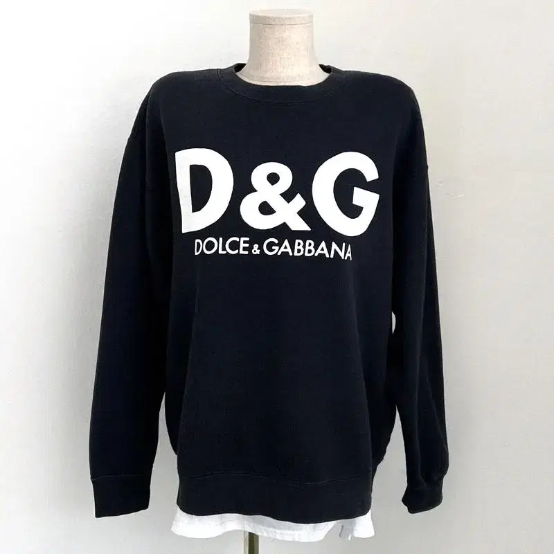 세일 [정품] 돌체앤가바나 D&G 로고 맨투맨 스웻셔츠