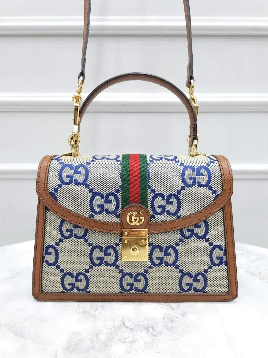 Gucci GG Triple-Strap Top Handle Bag Small