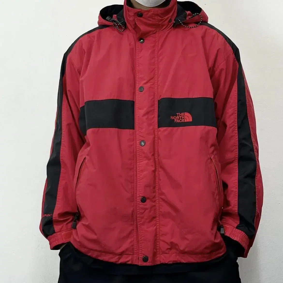 The North Face Colorblocked CenterLogo Suplex Hooded Jacket