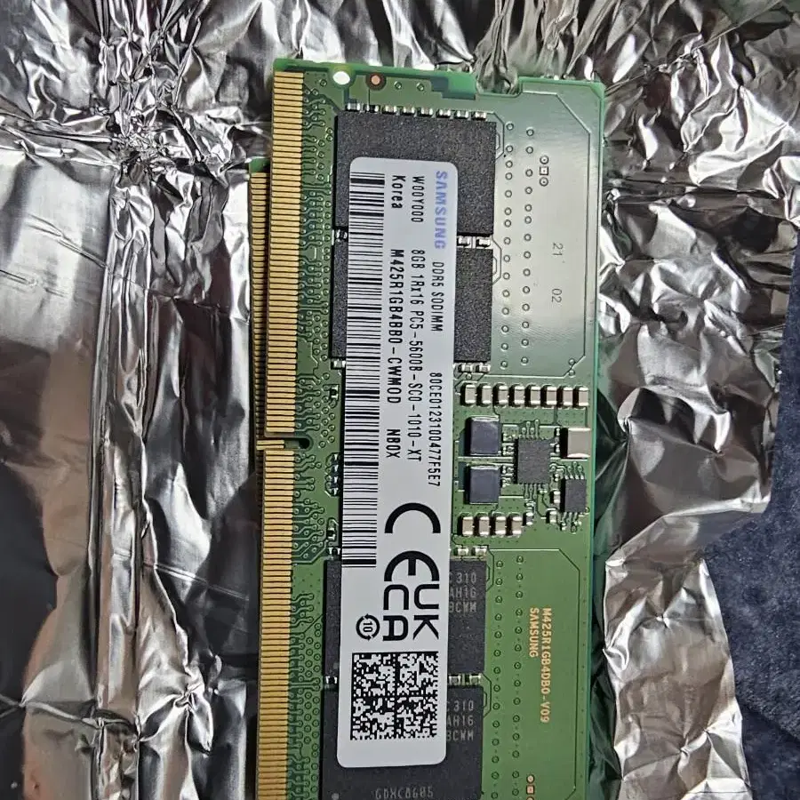 삼성정품 노트북용 램 DDR5 5600 8G*2 SODIMM