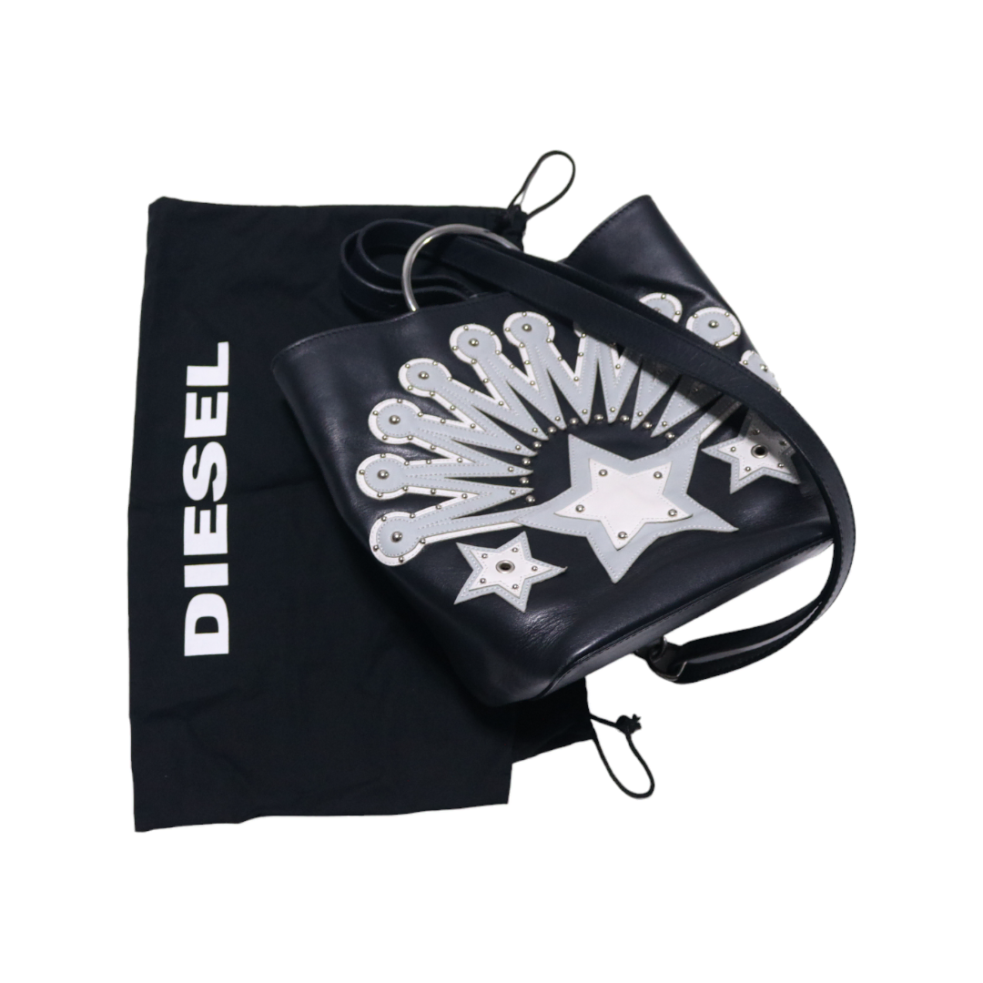 DIESEL 디젤 레더 숄더백