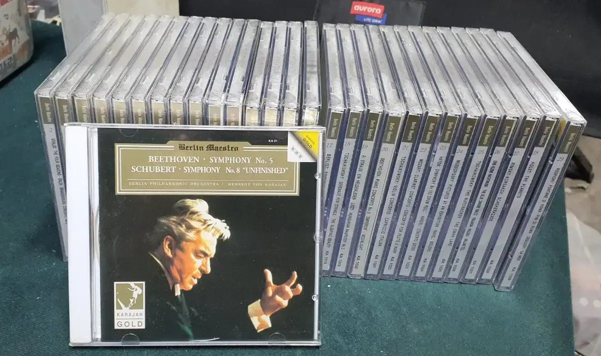 Berlin Maestro Karajan Gold CD 29개