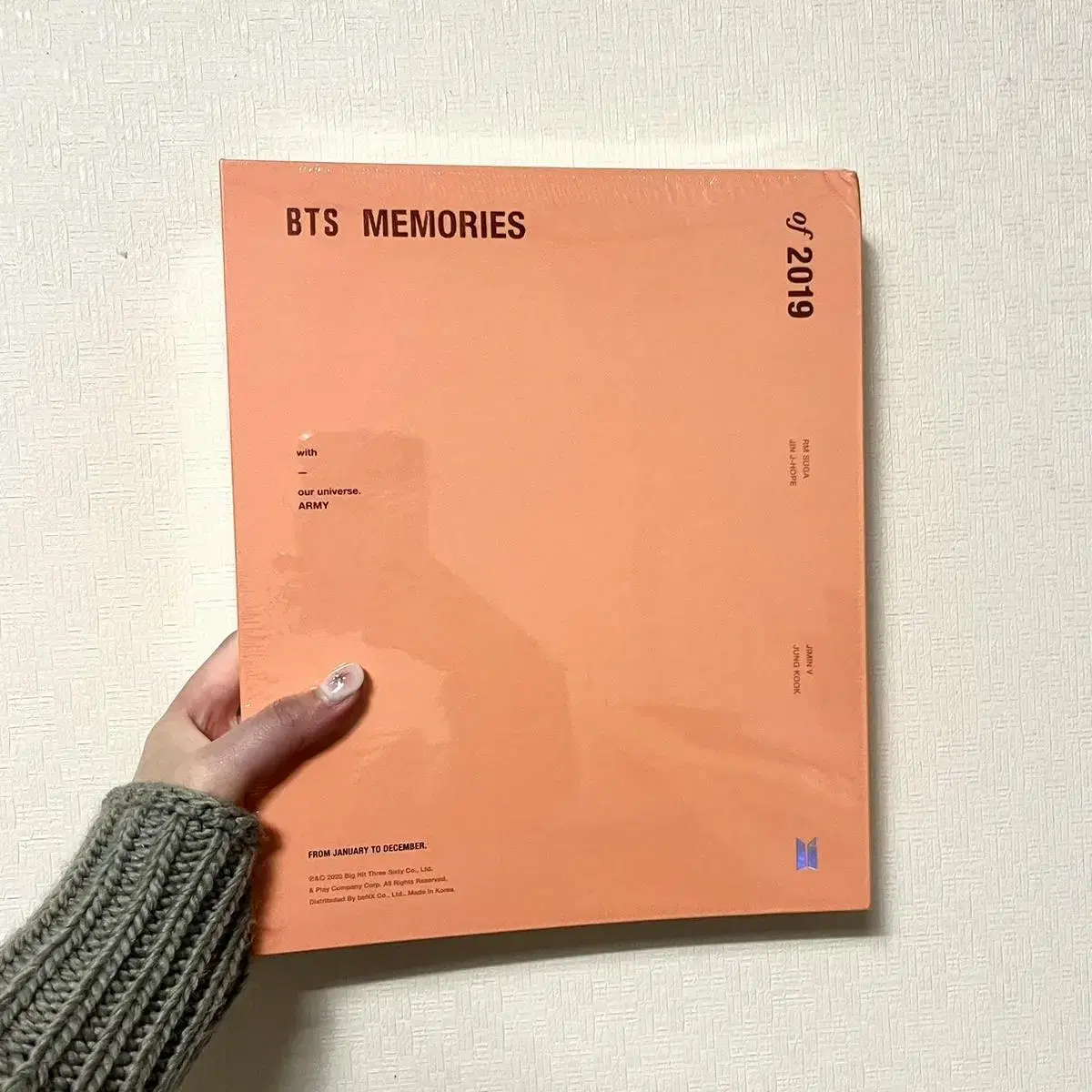 방탄소년단 2019 메모리즈 미개봉 BTS 2019 MEMORIES