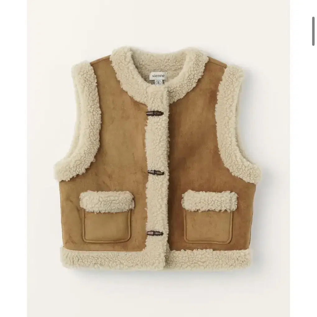 시엔느 Cambon Shearing Vest 새상품