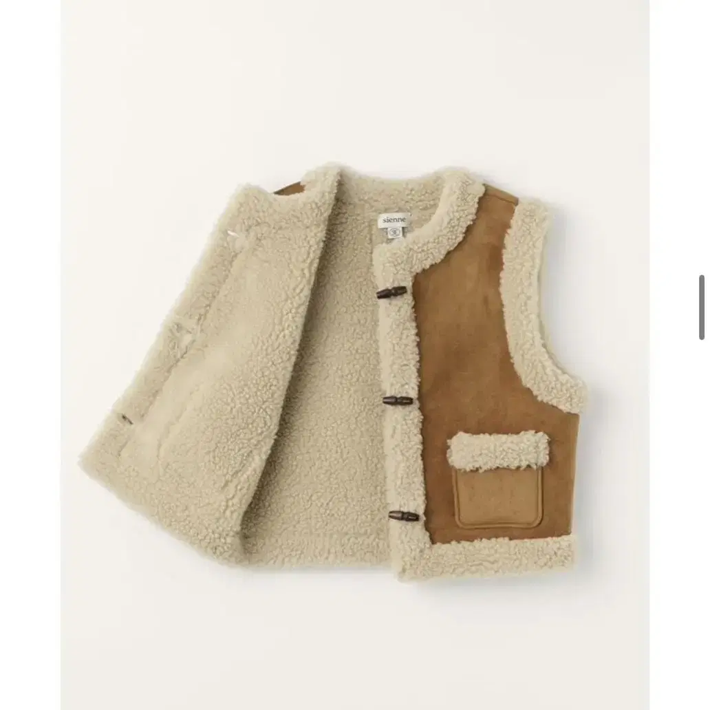 시엔느 Cambon Shearing Vest 새상품