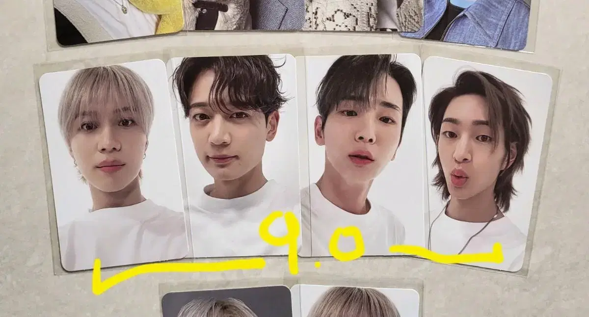 SHINee 15th Anniversary pop up pre-order benefit photocard Set White Clothes