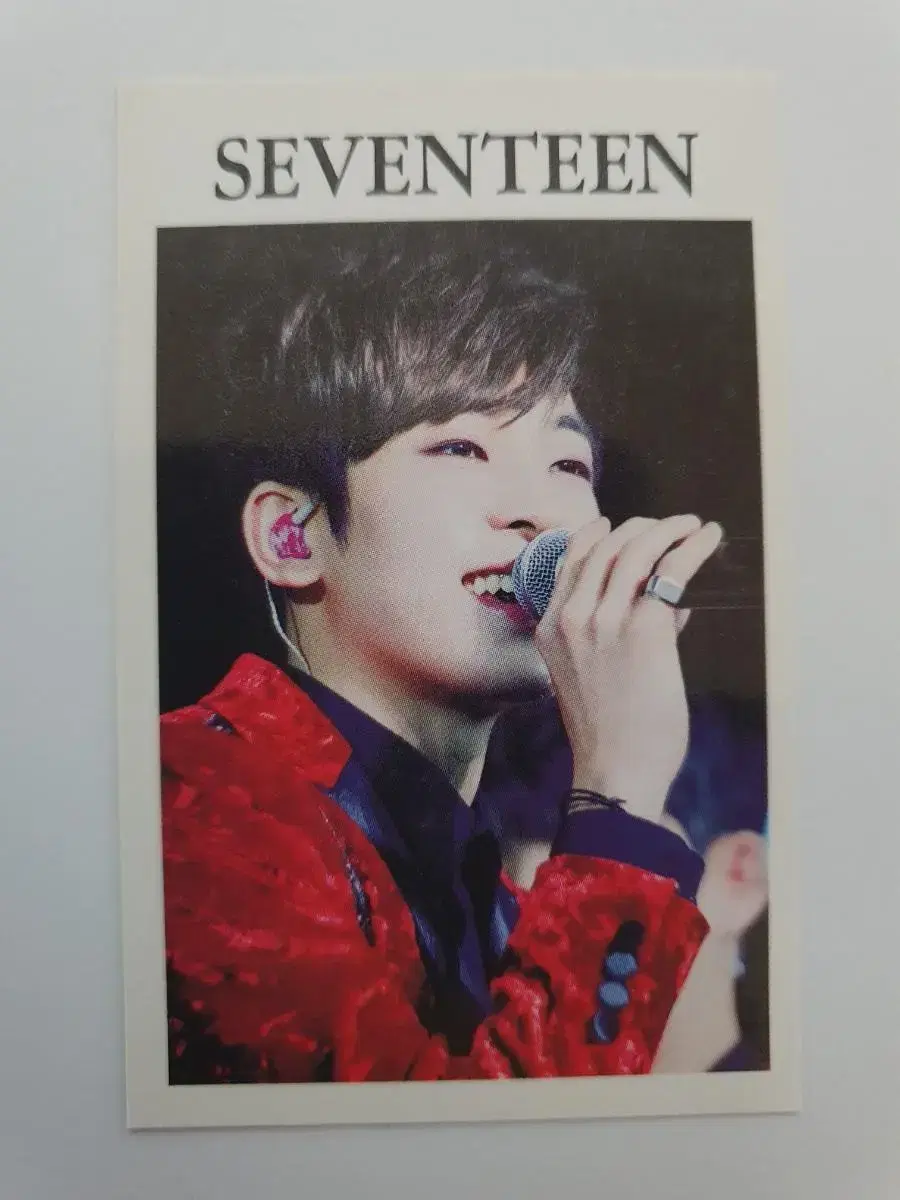 Seventeen wonwoo photocard