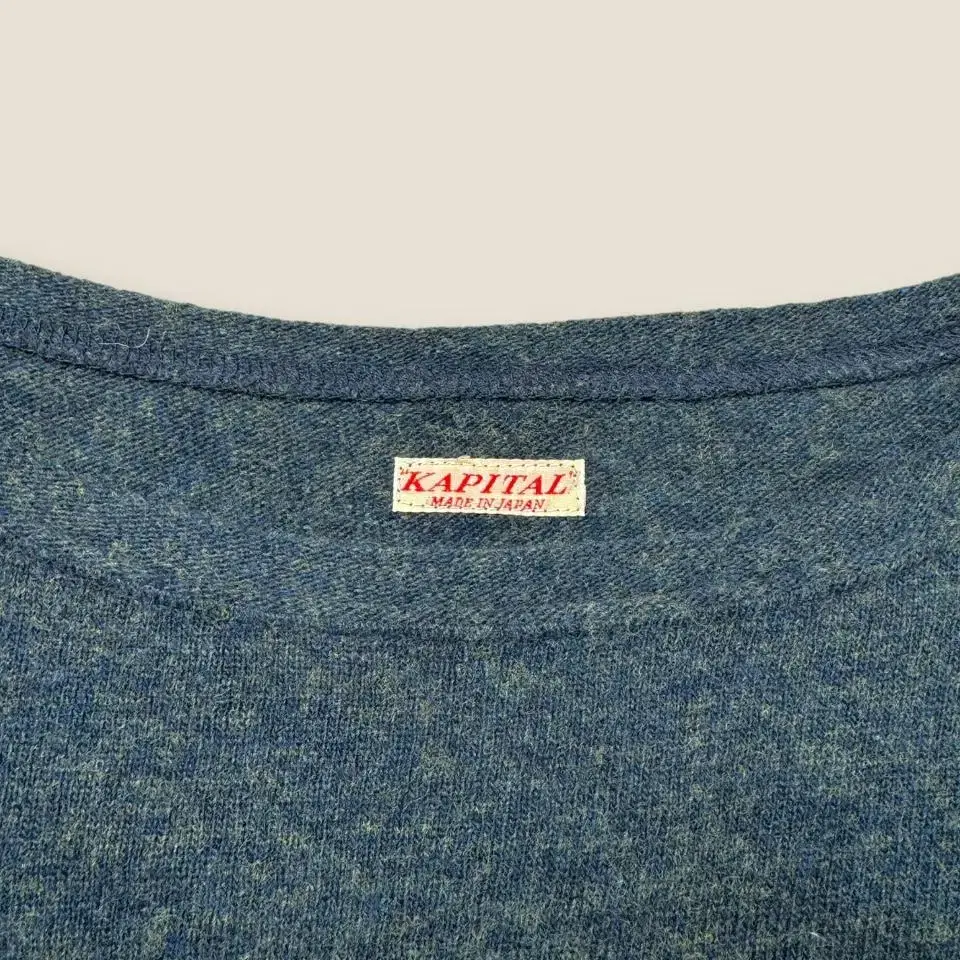 KAPITAL Boat-Neck Wool Knit