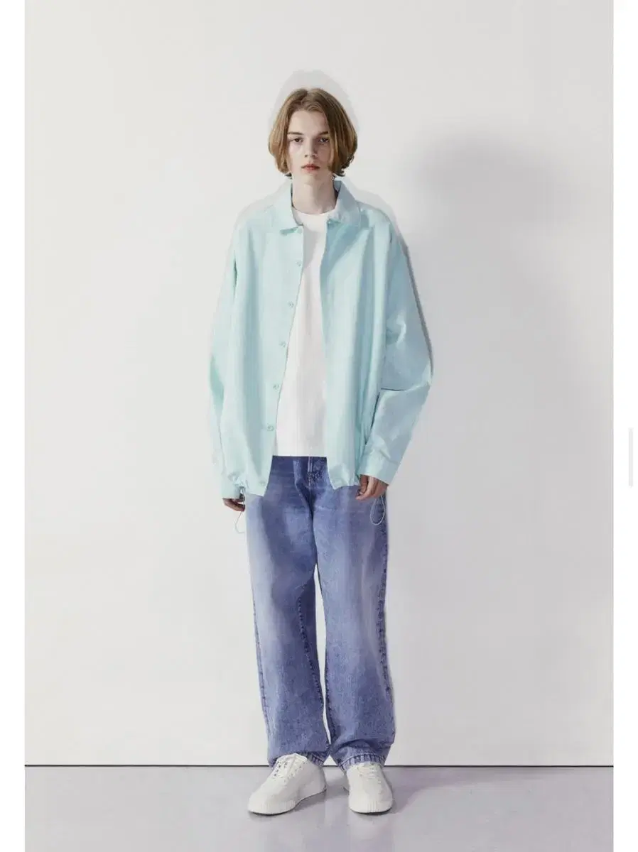 Vetements OVERFIT OXFORD STRING SHIRT_MINT Shirt