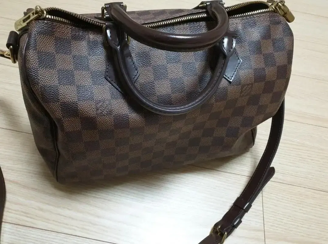 Genuine Full Box Louis Vuitton Speedy Vandoulier 30 Dami with Inner Bag