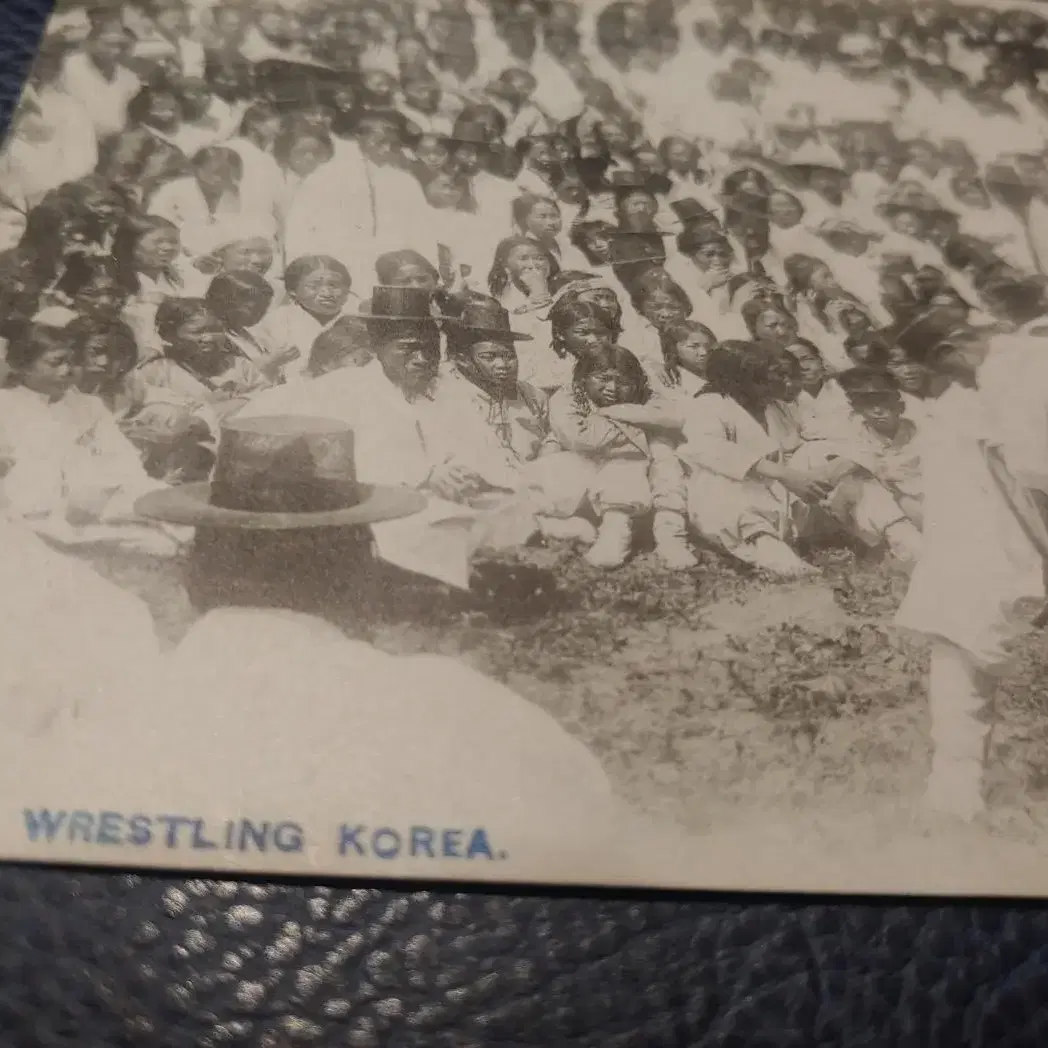 1909 청진 CHYUNGJIN COREA - 독일행 - 씨름 사진