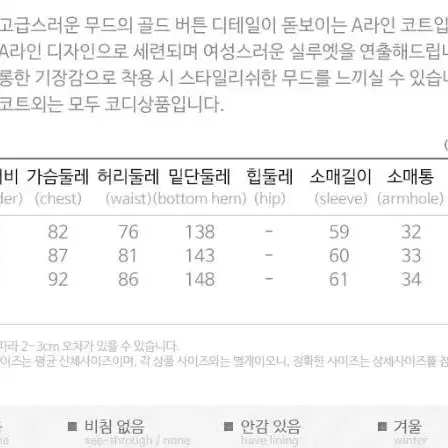 인베스트 골드버튼 A라인코트