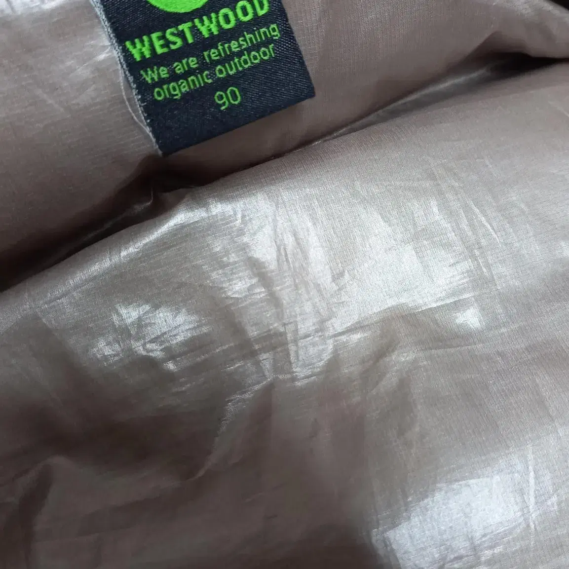 WESTWOOD 덕다운 경량패딩조끼 90