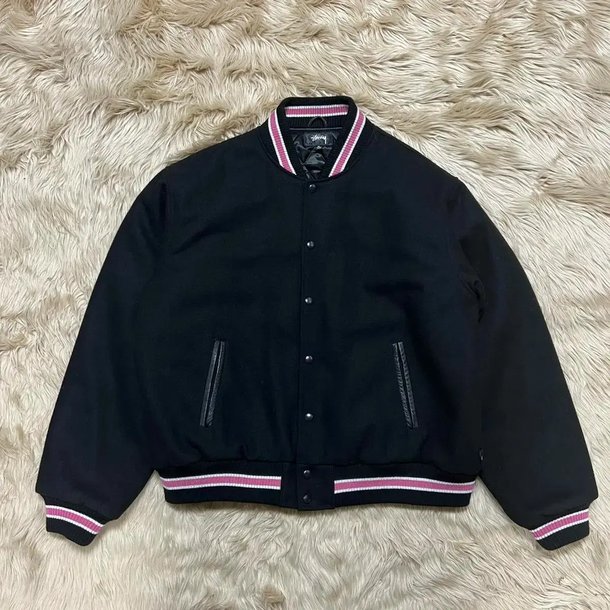 鑑定済 Stussy S Talk Melton Varsity M 【公式通販】