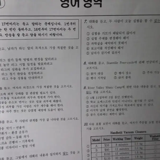 2022년 3월 고1 모의고사(한국사,사회,수학,영어)