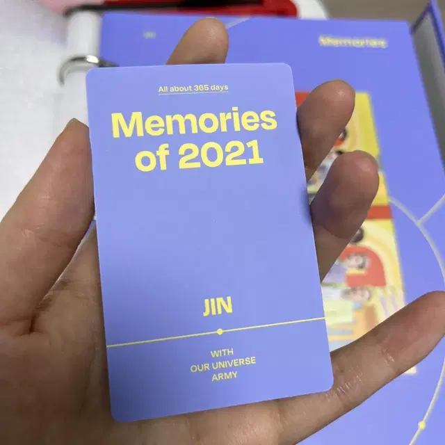 방탄 2021메모리즈 딥디 태형 석진 풀셋