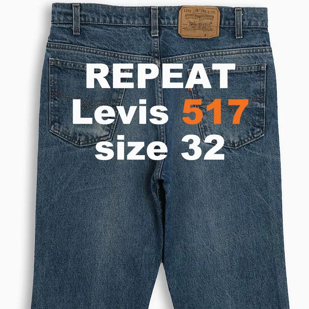 Levi's 517 Orangetab 80s USA 32 Size OR5173467