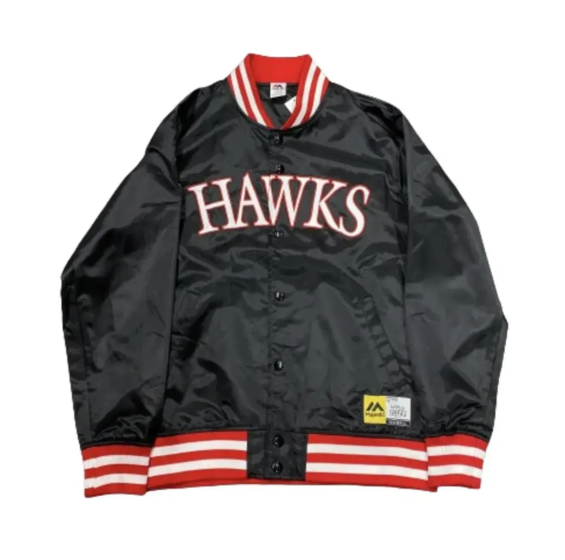 3429. HAWKS 로고 야구점퍼