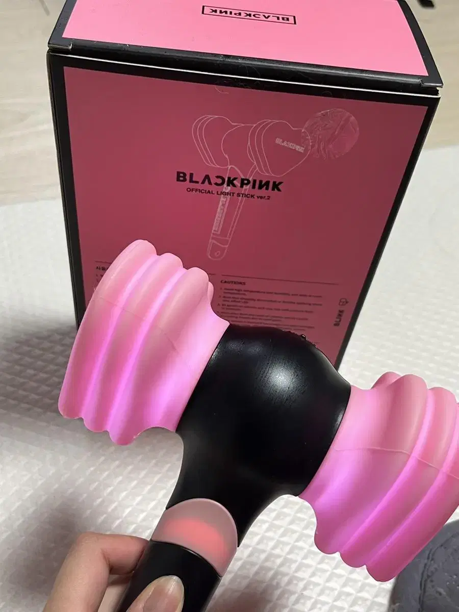 Black Pink lightstick @blackpinkver.2 (can add photocard)