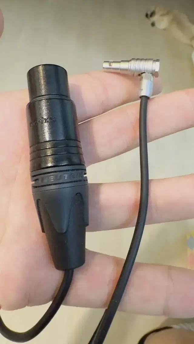 Xlr to mini xlr 음향기기 케이블