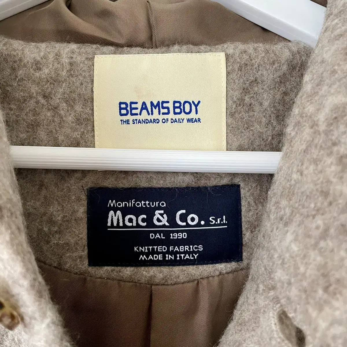 BEAMS BOY Mac&Co 21AW 슬라이버 후디코트