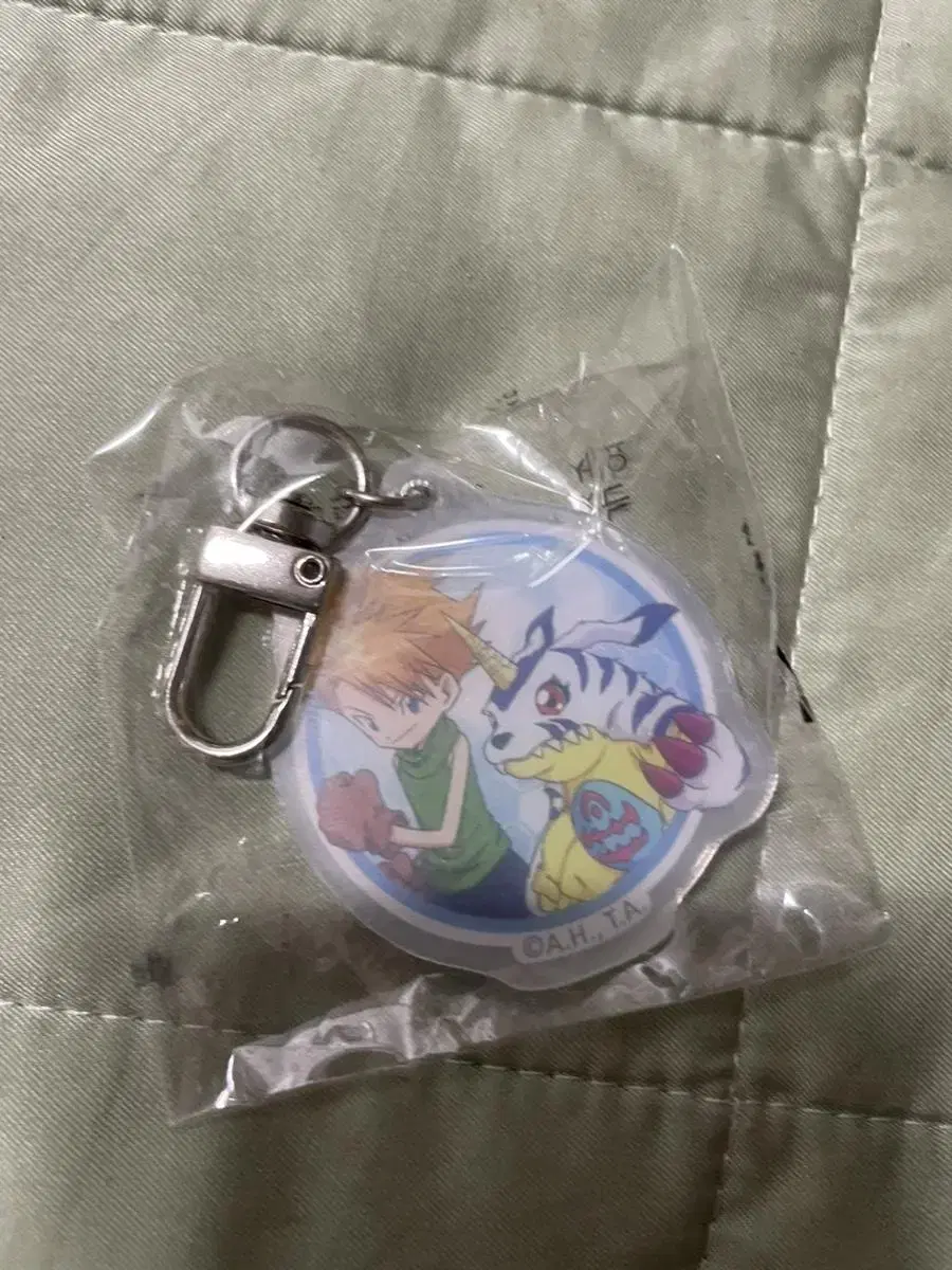 Digimon Papimon Matthew Keyring